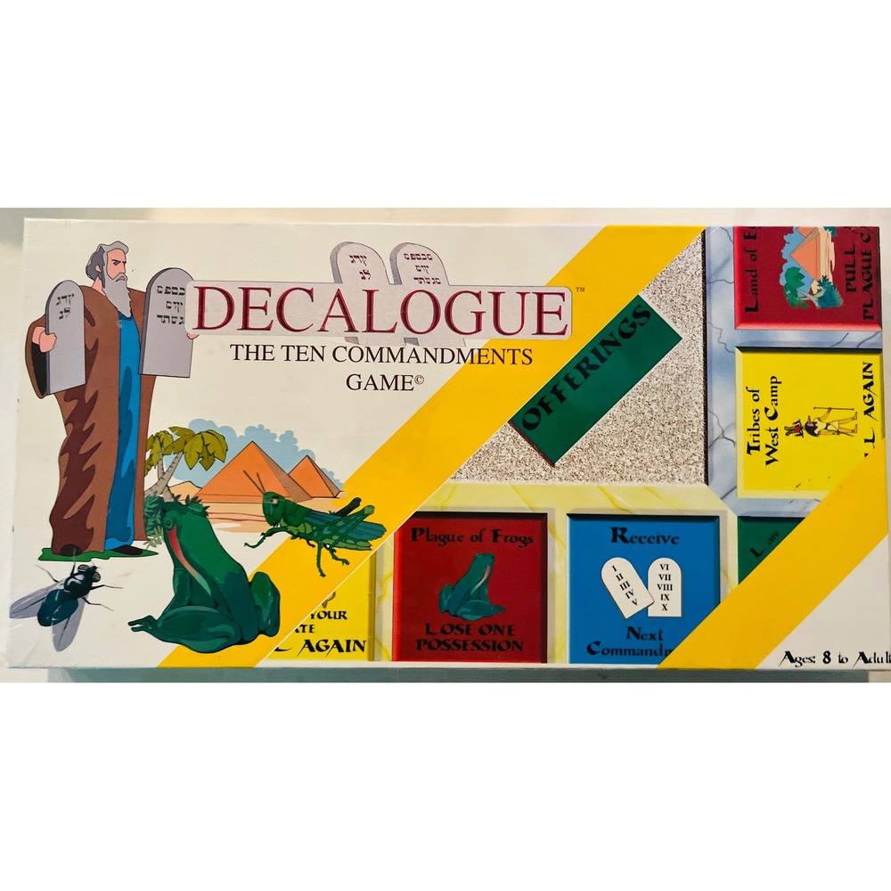 Decalogue The Ten Commandments Board Game 2009 STL Distributors NEW SEALED